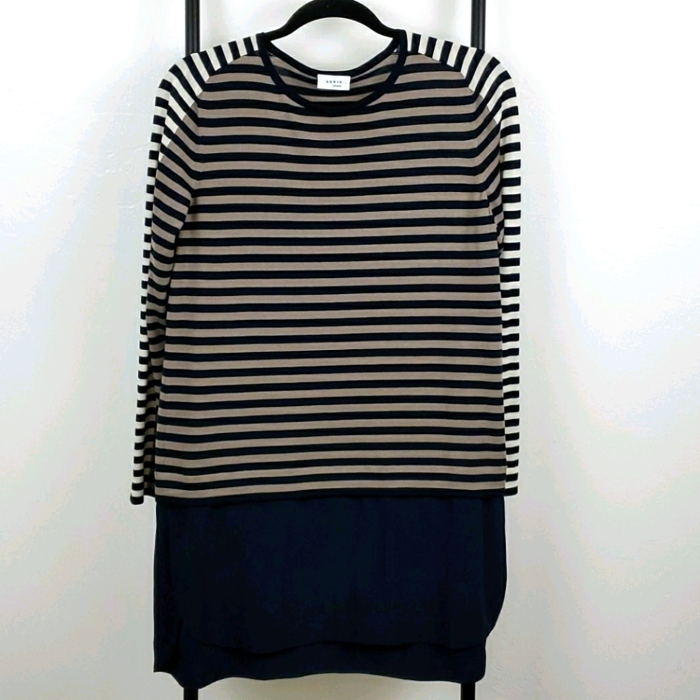 Akris Punto wool silk sweater long sleeve size 8